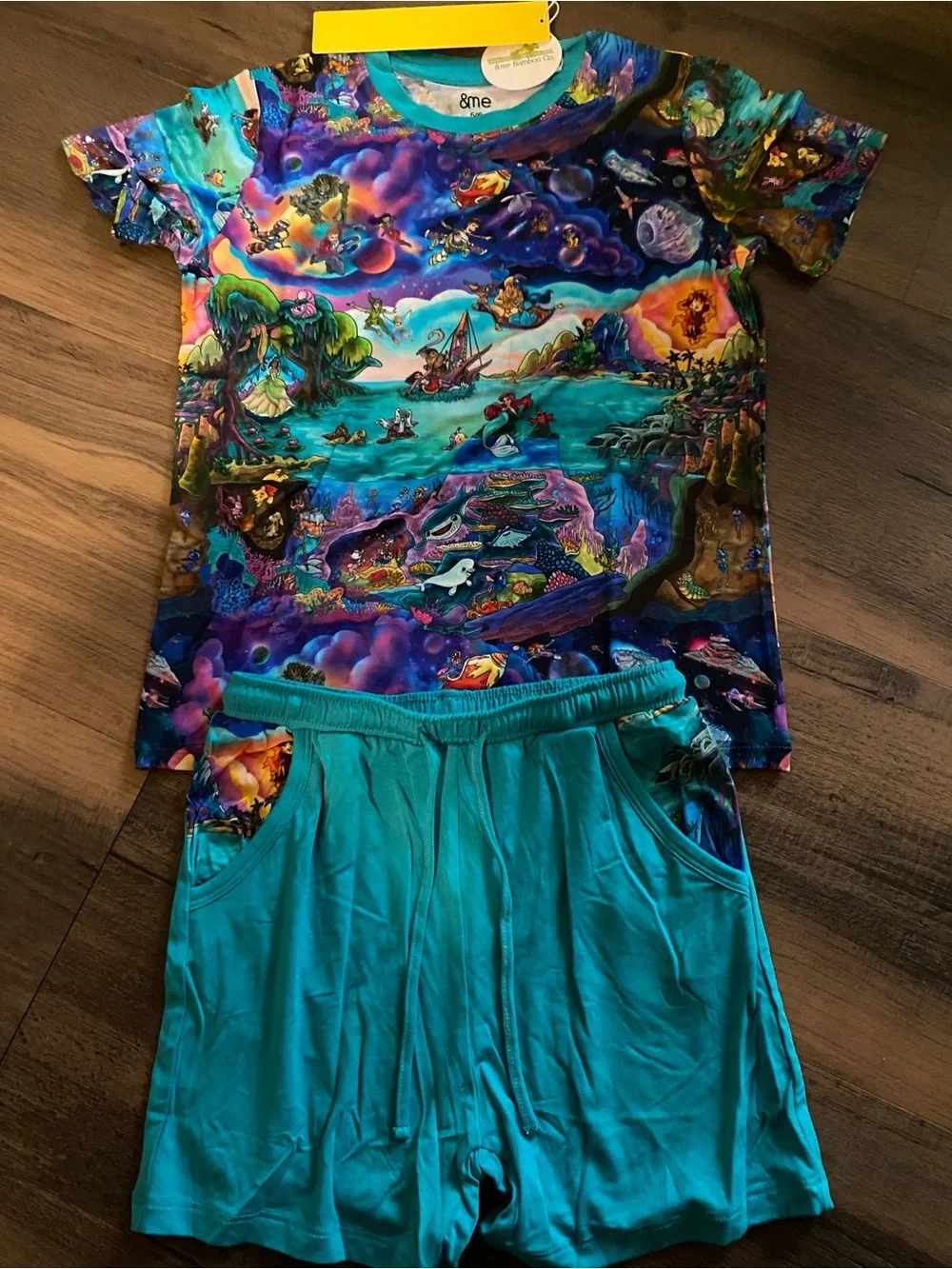 5/6 bamboo daywear short set NWT
